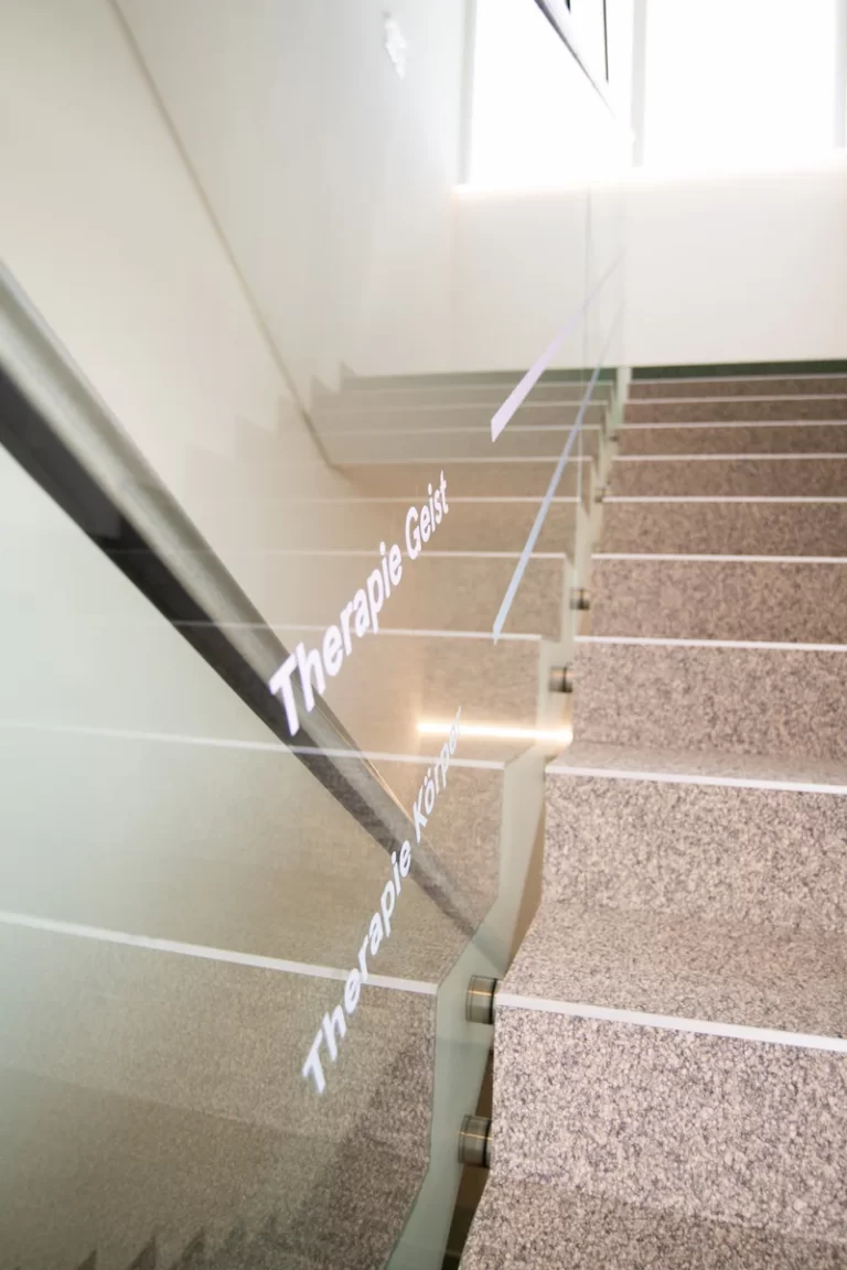 Salvida Leitsystem den Treppen hoch